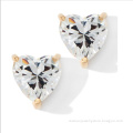 Eternal Love Heart Stud simulated diamond Earrings